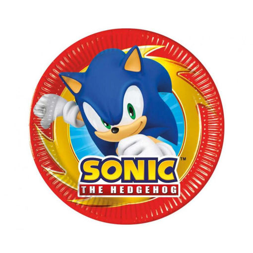 Picture of SONIC PAPER PLATES 20CM 8 PACK